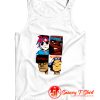 Funny Cartoon Gorillaz Members Tank Top