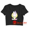 Funny Cute Pooping Rainbow Unicorn Crop Top Shirt