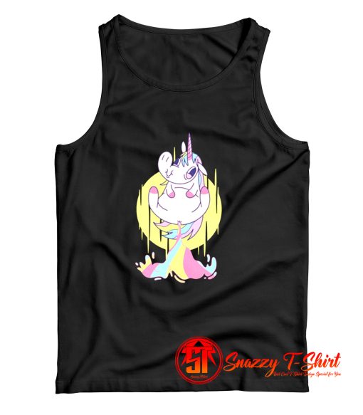 Funny Cute Pooping Rainbow Unicorn Tank Top