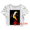 Funny Design Banana Duck Crop Top Shirt