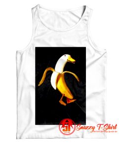 Funny Design Banana Duck Tank Top