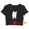 Funny Dog Pewdiepie Crop Top Shirt