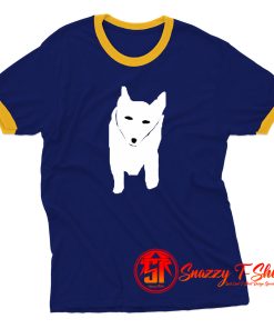 Funny Dog Pewdiepie Ringer Tee