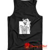 Funny Drinking Coffee Skeleton Tank Top