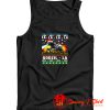 Funny Falalala Godzilla Christmas Tank Top