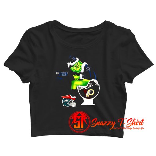 Funny Grinch Nfl Dallas Cowboys Crop Top Shirt