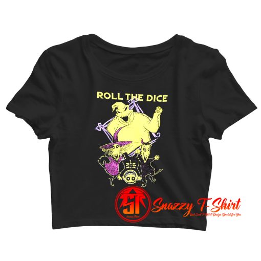 Funny Halloween Roll The Dice Crop Top Shirt