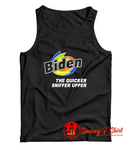 Funny Hidin Biden Hair Sniffer Anti Joe Biden Pro Trump Tank Top