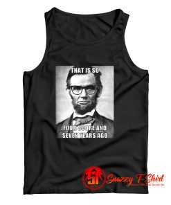 Funny Hipster Abraham Lincoln Tank Top