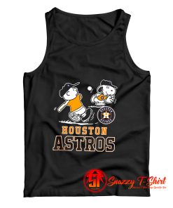 Funny Houston Charlie And Snoopy Baseball Tank Top