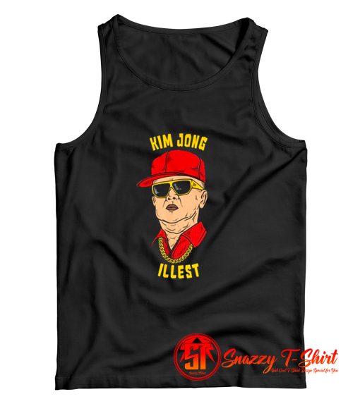 Funny Kim Jong Il North Korea Tank Top