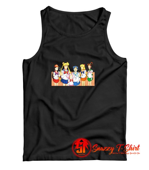 Funny King Of The Hill x Sailor Moon Tank Top