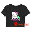 Funny Kitty Mermaid Crop Top Shirt