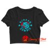 Funny Korean Zombie Halloween Crop Top Shirt