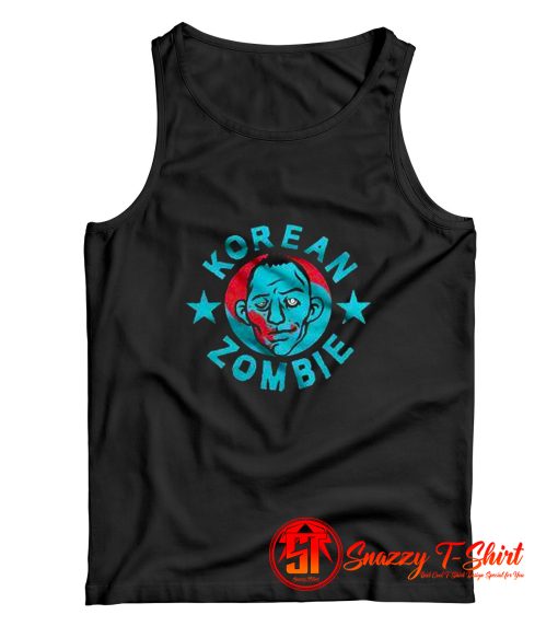 Funny Korean Zombie Halloween Tank Top