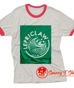 Funny Lepriclaw Saint Patricks Ringer Tee