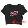 Funny Lick Me Till Ice Cream Quote Crop Top Shirt