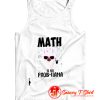 Funny Llama Math Teacher Math Tank Top