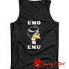 Funny Metal Goth Emu Bird Tank Top