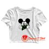 Funny Mickey Mouse Thug Life Vest Crop Top Shirt