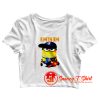 Funny Minnions Eminem Parody Crop Top Shirt