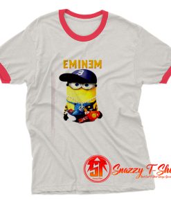 Funny Minnions Eminem Parody Ringer Tee