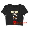 Funny Parody Gucci Mickey Mouse Crop Top Shirt