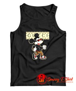 Funny Parody Gucci Mickey Mouse Tank Top