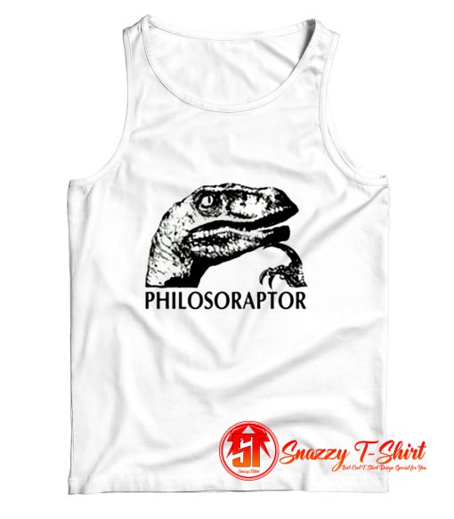 Funny Philosoraptor Meme Tank Top