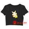 Funny Pokemon Pikachu Skeleton Crop Top Shirt