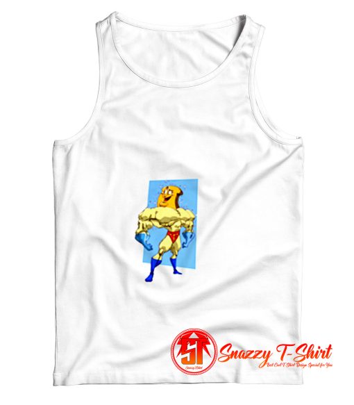 Funny Ren and Stimpy Powdered Toast Man Tank Top