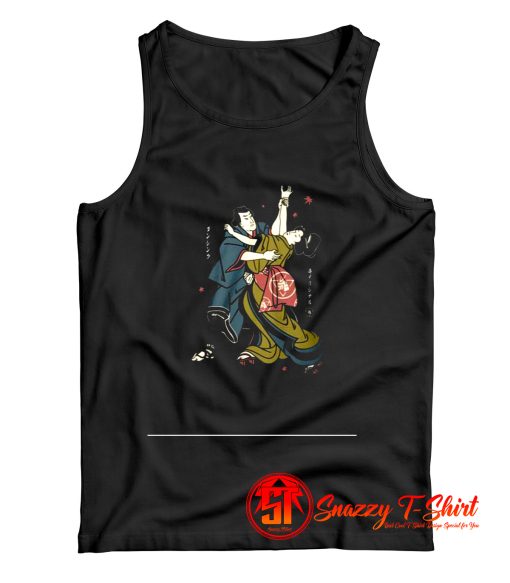 Funny Samurai Dancing Tank Top