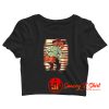 Funny Scarecrow Pumpkin Crop Top Shirt