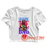 Funny Secure The Bag Money Crop Top Shirt