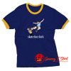 Funny Skate Face Kick Unisex Ringer Tee