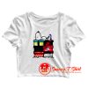 Funny Sneakerhead Snoopy Peanut Crop Top Shirt