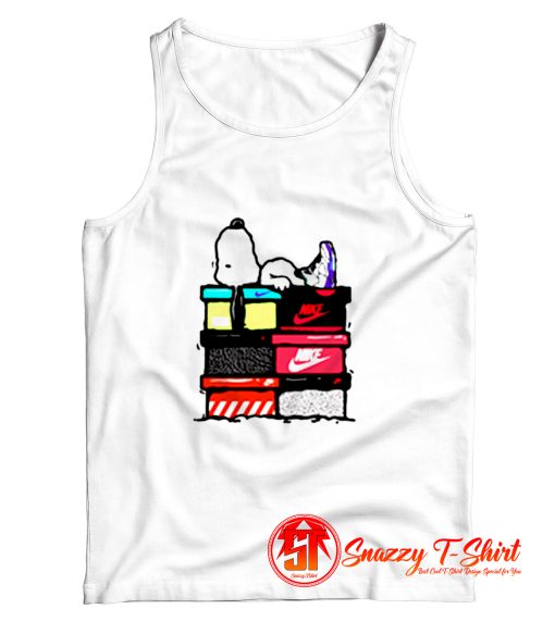 Funny Sneakerhead Snoopy Peanut Tank Top