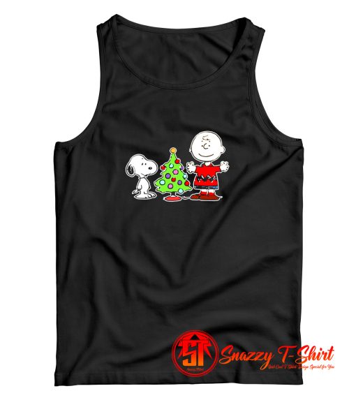 Funny Snoopy And Charlie Brown Christmas Tank Top