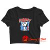 Funny Snoopy Peanut Kanji Japan Crop Top Shirt