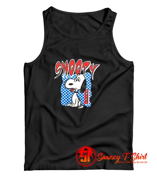 Funny Snoopy Peanut Kanji Japan Tank Top