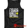 Funny Softball Coach Tank Top