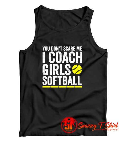 Funny Softball Coach Tank Top