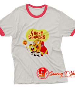 Funny SpongeBob SquarePants Goofy Goobers Ringer Tee