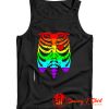 Funny Spook Skeleton Rib Cage Torso Tank Top