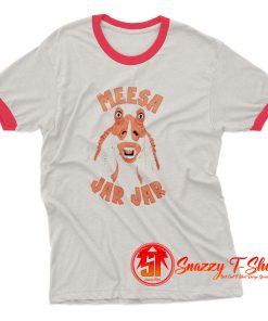 Funny Star Wars Jar Jar Binks Ringer Tee