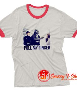 Funny Star Wars Parody Pull My Finger Ringer Tee