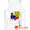 Funny Vintage Basquiat Simpson Tank Top