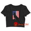 GERMAN SHEPERD FLAG Crop Top Shirt