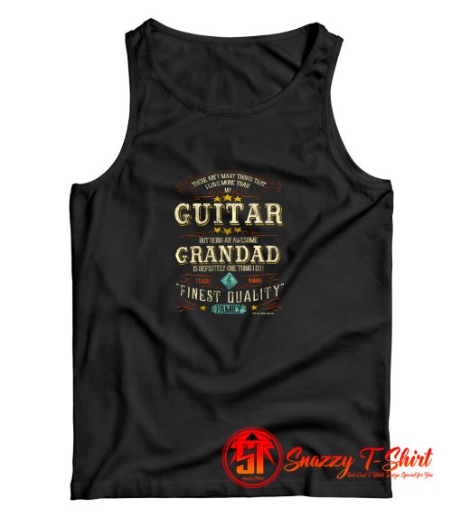 GUITAR GRANDAD Fathers Day Tank Top