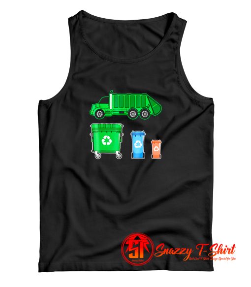 Garbage Truck With Dumpster Tank Top